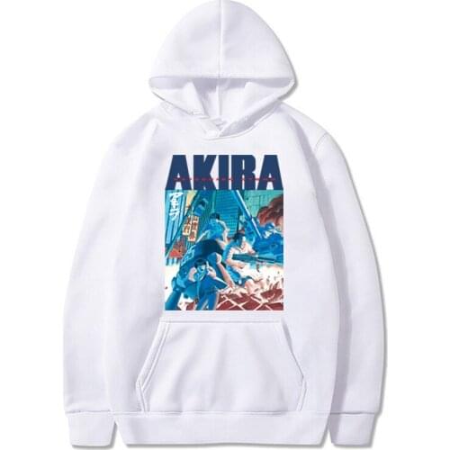 Men Anime Akira Printed Hoodies Harajuku Pullover Women Fashion Cool Casual Sweatshirts Oversize Y2k Unisex