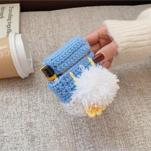 Cartoon Mini Wool Cover Material Set DIY for Case Square Bag Knitting