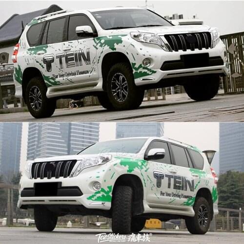 Car stickers For Toyota PRADO door decoration stickers PRADO racing style decorative modified body stickers