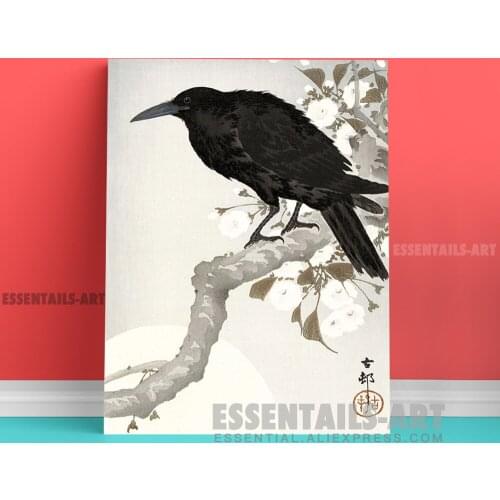 Japanese style Crown painting Canvas Wall Art Painting Decor Bedroom study Living kid Room Home Decoration Prints