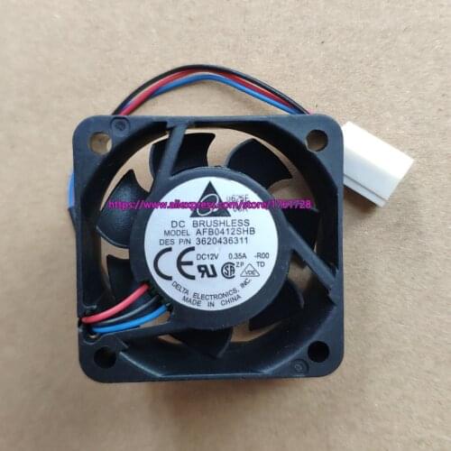Brand new AFB0412SHB R00 40*40*15mm 4cm 12V 0.35A large air flow fan 3wires