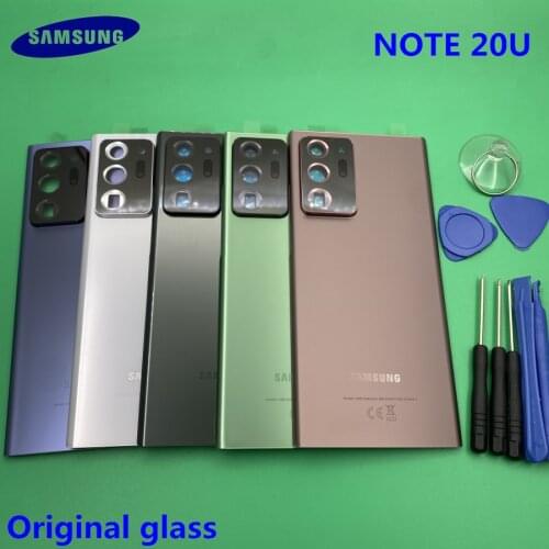 OME Original Back Battery Cover Case Samsung Galaxy NOTE 20 Ultra N985 N985F Rear Door Housing Glass Panel Replacement Part