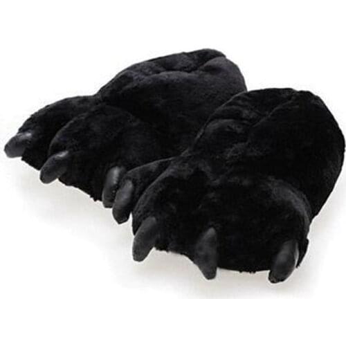 Plush Fursuit Mascot Shoes Tiger Bear Claw Styling Cotton Slippers Stage Performance Character Props Shoes