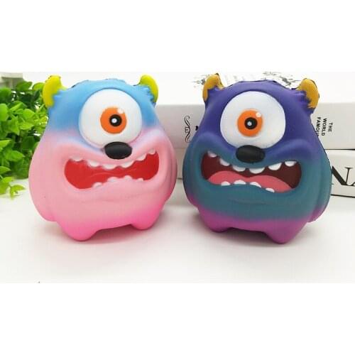 Squish Big Eyes Strange Slow Rebound Decompression Vent Slow Rising Squishies Children Squeeze Toys Anti-Stress