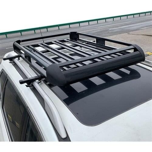 Universal Black Car Top Roof Rack Cross Bar Luggage Cargo Box Aluminum Alloy