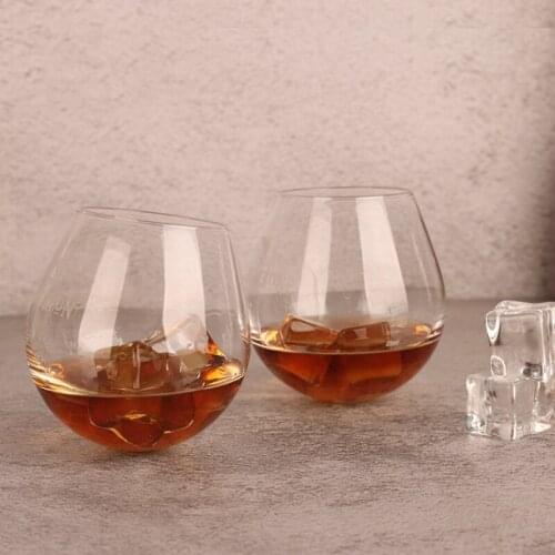 Whisky Rock Glass Sphere Ball Roly-poly Scotch Pure Malt Whiskey Tumbler Funny Swing Not Fall Brandy Snifter Wine Cup