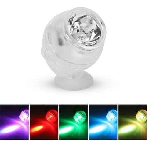 1 Pcs Multiple Colour Aquarium Light LED Fish Tank Small Spotlight USB Plug Bright Lamp for Fish Tank Aquarium Decoration