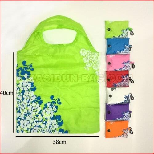 100 pieces/lot reusable folding shopping bag