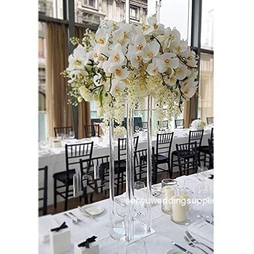 12pcs 80cm tall )High quality transparent clear acrylic flower stand/ wedding table centerpiece senyu01271