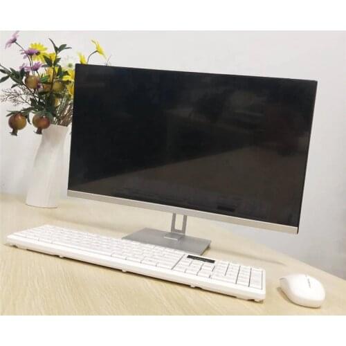 21.5 24 27 inch Intel i3 i5 i7 Desktop Computer White All in One PC 23.8' Monitor i7 I5 I3 cpuWindows 10 for Gaming Office Using