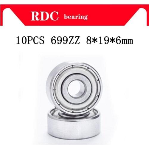 Free Shipping 10PCS ABEC-5 699ZZ 699Z 699 ZZ 9x20x6 mm High quality Miniature Ball Bearings 619/9ZZ Balinera L2090ZZ 9*20*6