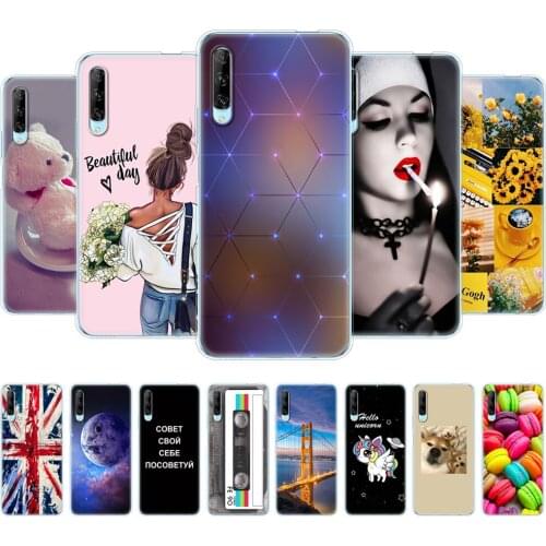 For Huawei Y9S Case Painting Fundas Silicon Soft TPU Back Phone Cover for huawei y9 S case etui Full 360 Shockproof Coque Bumper