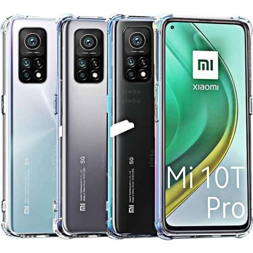 Phone Case for Xiaomi Mi 10T Pro 5G Shockproof Tansparent Flip Back Covers on Xiomi Mi 10 T Lite Mi10t Lite 10tpro 10tlite Armor