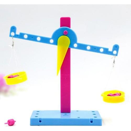 DIY Material Physics Teaching Balance Scale Educational Experiments Kids Students Plastic Lever Principle Baby Toys