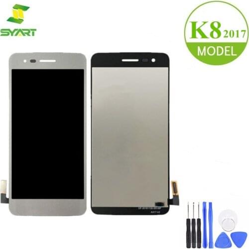 For LG K8 2017 LCD Display + Touch Screen Digitizer Assembly + Tools For K8 2017 Aristo US215 M200N M210 MS210 5.0" LCDs Screen