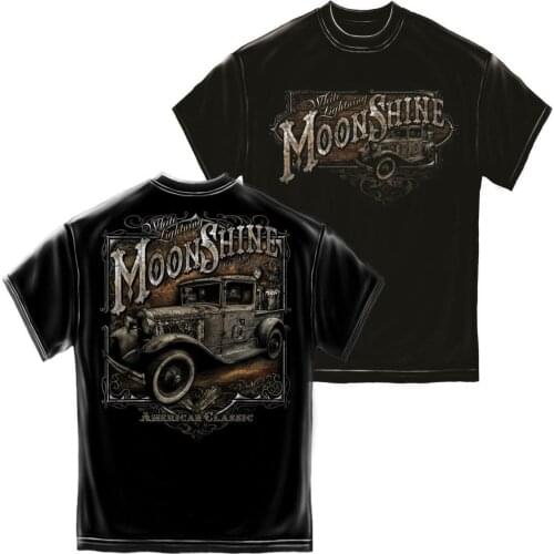 ERAZOR BITS MOON SHINE TRUCK Foil T shirt Moonshine Silver Folied Men New