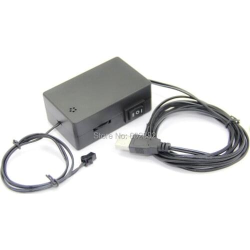 5v USB Sound Activated inverter, controller for el wire (1-5 meter)