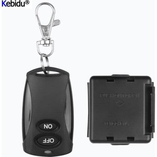 Kebidu Hot 433Mhz Wireless Remote Control Switch 220v relay Receiver Module RF Transmitter with 433 Mhz Remote Controls