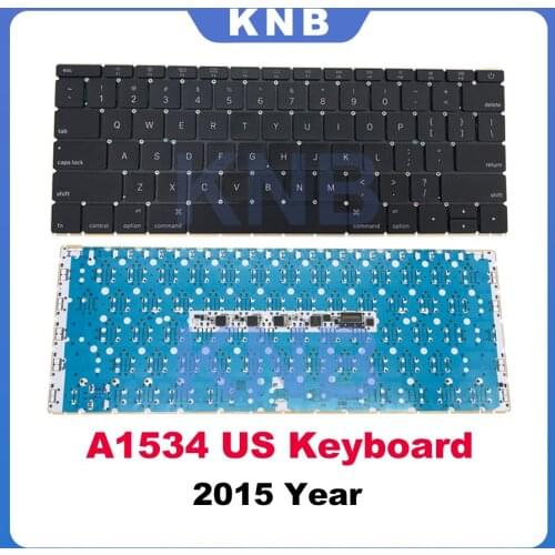 New Laptop Replacement keyboard US English Standard For Macbook A1534 Keyboard 2015 Year