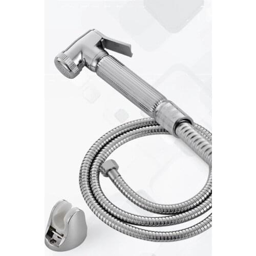 Brass Bidet Shattaf Douche Spray Chrome Hygienic Muslim Toilet Handhold Toilet Plating Spray Nozzle Sprinkler Shower Head Bidet