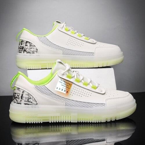 Mens Casual Shoes Fashion Skateboarding Shoes Light Boots Male Sports and Leisure Hard-wearing Autumn 2021 New Mens Sneakers