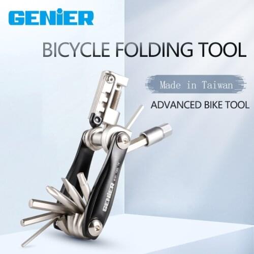 GENIER 14 in 1 Multifunction Bicycle Repair Tools Kit Hex Spoke Cycling Screwdriver Tool MTB Mountain Cycling Bike Repair Tool