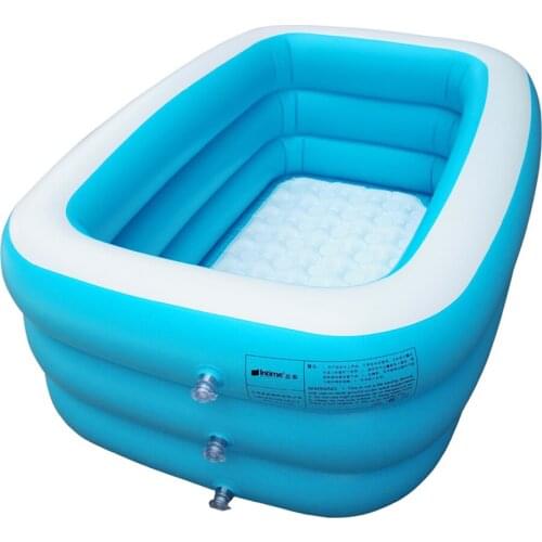 Inflatable Swimming Pool Summer Thickened Inflatable Pool Family Kids Children Adult Play Bathtub Outdoor Indoor Paddling Pool