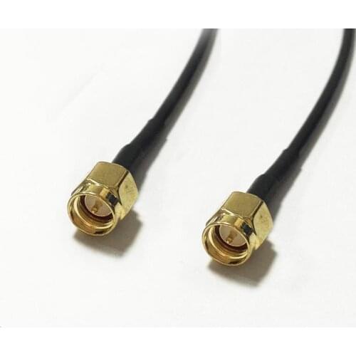 New SMA Male Plug Switch SMA Male RF cable RG174 Wholesale 20CM 8" for WIFI antenna