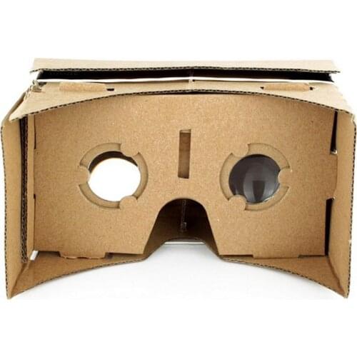 2021 Ulter Clear DIY Cardboard 3D VR Virtual Reality Glasses For Smartphone High Quality Magnet Google Cardboards Glasses
