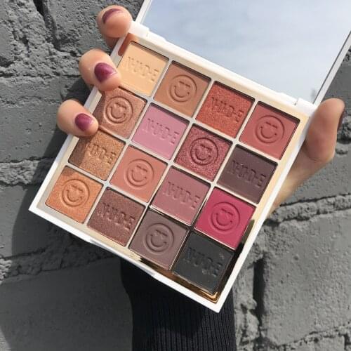 Eyeshadow 16 colour Palette Holographic Shiny Matte Glitter Pigment Eye Shadow Pallete Metallic Diamond Makeup Palette