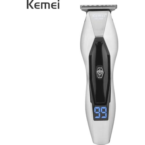 Kemei Professional Men Trimmer USB Charging Beard Electric Hair Clipper Beard Cutter Razor for Men Barbe Hair Cutting Machine