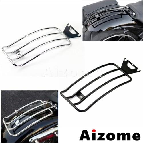 Motorcycle Rear Solo Seat Luggage Rack Fender Steel Support Shelf For Harley Touring FLHT Road King FLHR Street Glide FLHX