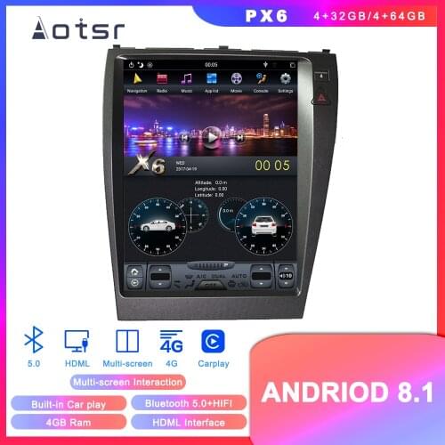 Tesla Styel Android 8.1 Car DVD player GPS Navigation For Lexus ES240 ES250 ES300 ES330 ES350 2006-2012 auto stereo multimedia