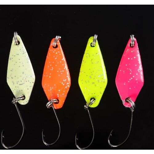 4 Colors 3cm/3g Fishing Lures Wobbler Metal Bait Japan Blinker Fishing Spoons Lures Lifelike Fishing Hard Lure Crankbait