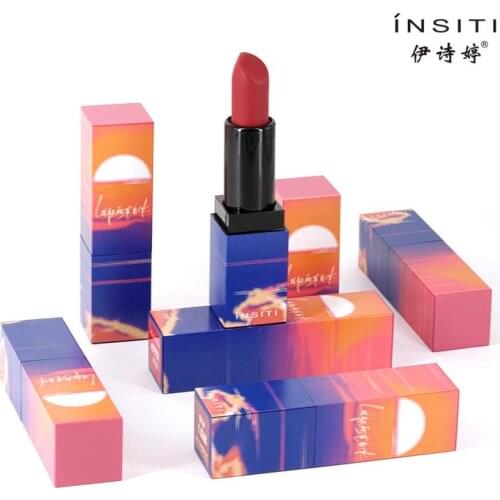 Nude Waterproof Lipstick Matte Lipstick Moisturizing Water-Resistant Profissional Lipstick Maquillaj Women Fashion Makeup Gift