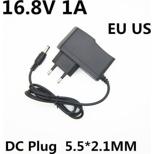 16.8V 1A 1000MA 18650 lithium battery charger 16.8 V Volt Power Supply Adapter 16.8V1A For Electric Drill Electric Screwdriver