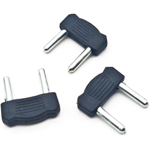 10pcs 3mm Short-circuit Plug RCA Audio Video Terminal Block Banana Plug 14mm Pitch Connector