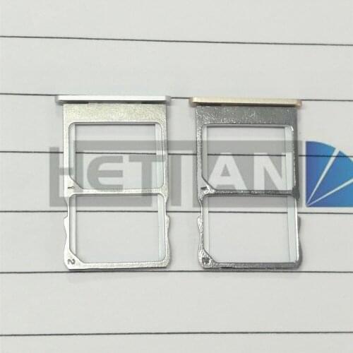 10PCS New SIM Card Slot Holder Micro SD Card Slot Tray Socket Adapter Replacement Repair Spare Parts for Meizu MX6 MX 6