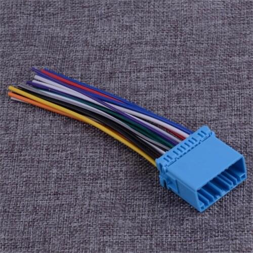 17 Pin Car Radio Stereo Wire Wiring Harness Cable Adapter Connector Plug Fit For Acura CL Integra Honda Accord Civic CRV