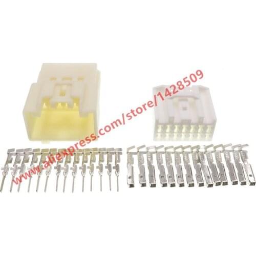 20 Sets 14 Pin Female Male Automotive Connector Electrical Wire Plug With Terminals 6098-3450