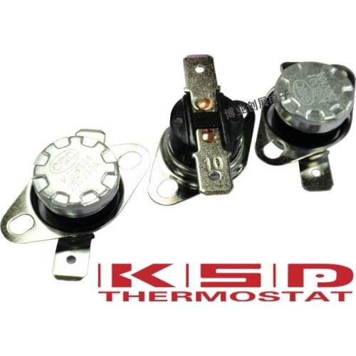 5pcs/lot KSD301 95 Degrees 10A250V N.C. Normally Closed N.O. Normally Open Temperature Switch Thermostat 45/50/90/95/85/180