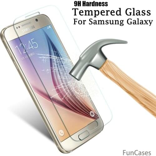 9HTempered Glass For Samsung Galaxy A3 A5 A7 2017 J1 J3 J5 J7 2016 Screen Protector For Samsung A6 A8 J4 J6 2018 Protective film