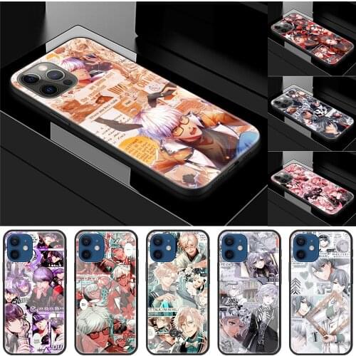 Mammon obey me fanart Phone Case For iphone 11 12 Pro Max XR SE 2020 X XS Max 6 6s 7 8 Plus Tempered Glass TPU Back Cover