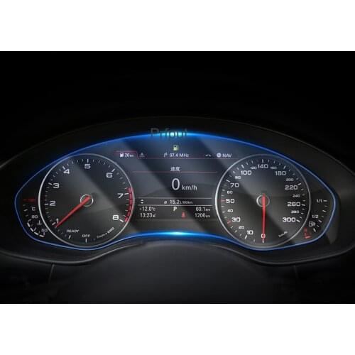 For Audi A6 A7 C7 2012-2018 Automotive interior Instrument panel membrane LCD screen TPU protective film decoration Anti-scratch