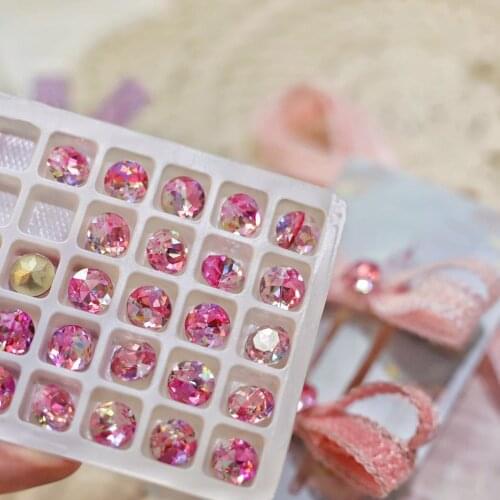 Gem flower Fancy Stone Nail Art Crystals Strass point Back crystal Stones Rhinestones Applique Stone for Craft diy wedding dress