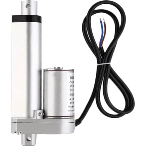 Electric push rod 100 mm stroke 12 V 24 V DC linear motor AC 220 V telescopic lifting rod window opening