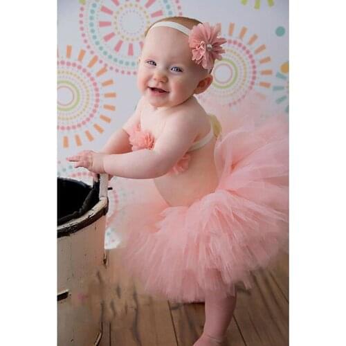 Baby Girls Tulle Tutu Bloomers Infant Newborn Diapers Cover Short Skirts+Headband Set Tutu Skirt Girls Skirts