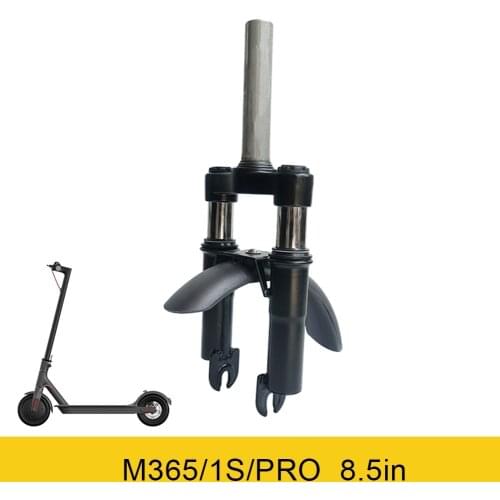 For XiaoMi M365 1S /Pro/ Pro2 Modified Front Suspension Fork Shock Absorber Kit Hydraulic Front Suspension With Foot Support