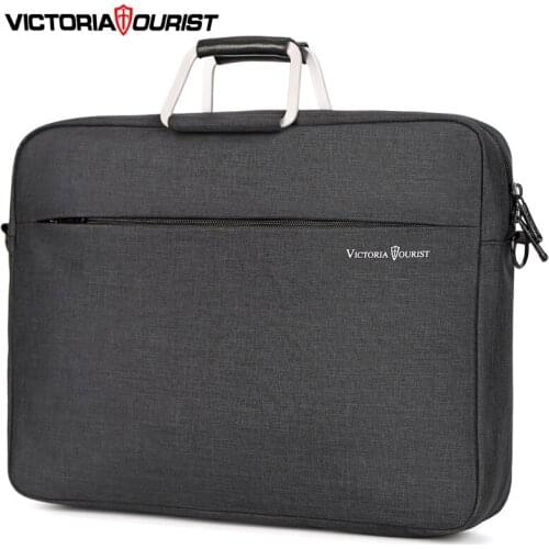 Victoriatourist Business handbag men women stylish versatile Briefcase 15.6” Laptop bag Multi-layer space messenger bag