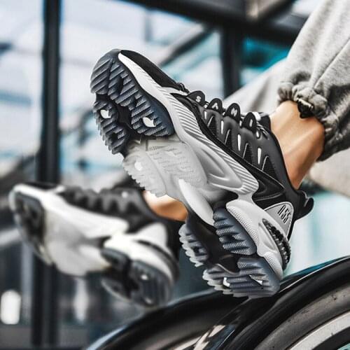 New Fashion Casual Sports Shoes For Men Walking Sneaker Men Shoes 2021 Air Cushion Sneakers Platform Shoes Mens Leather TPR